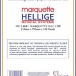 MAC 1200 ECG Paper Marquette Hellige Z Fold